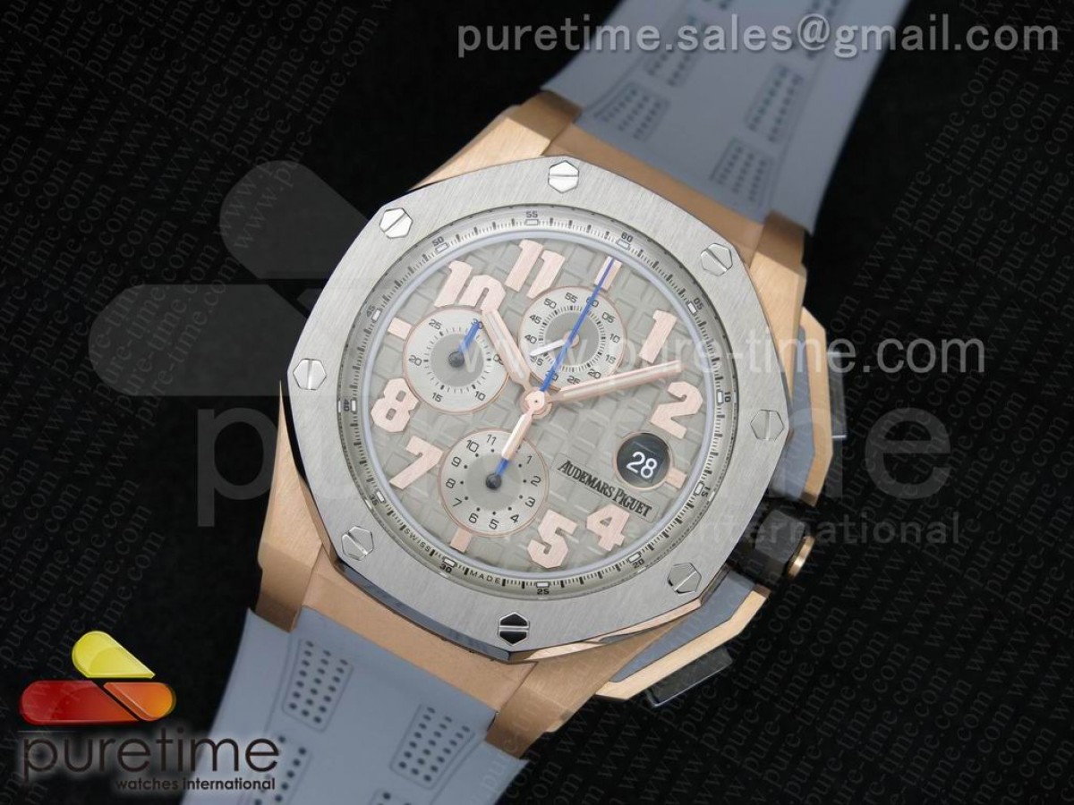 JF공장 V2 오데마피게 로얄오크 오프쇼어 르브론 제임스 / 러버스트랩 + 가죽 스트랩 증정  Royal Oak Offshore LeBron James Cermet Bezel JF Best Edition on Rubber Strap A3126 (Free Leather Strap)