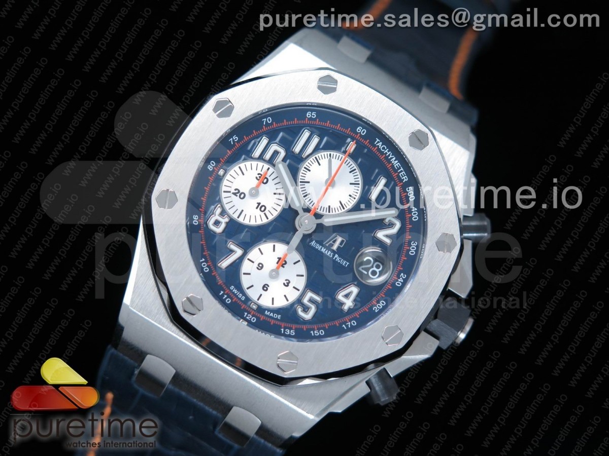JF공장 오데마피게 로얄오크 오프쇼어 Navy 2014 / 가죽 + 러버스트랩 증정 Royal Oak Offshore 2014 