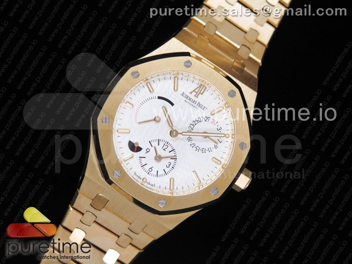 TW공장 오데마피게 로얄오크 오프쇼어 파워리져브 Royal Oak 41mm 26120 YG TWA Best Edition White Dial on YG Bracelet A2329