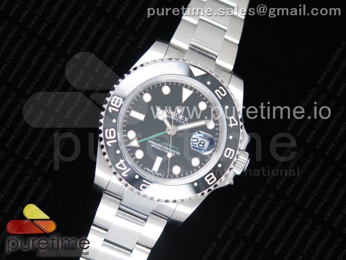 EW공장 롤렉스 GMT마스터2 GMT-Master II 116710 LN Black Ceramic 1:1 EWF Best Edition on SS Bracelet A2836