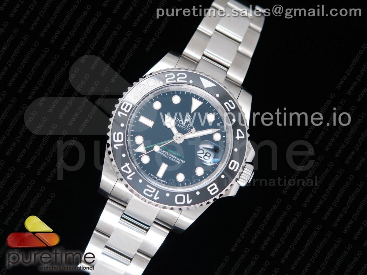 눕공장 V8 GMT-마스터2 116710 LN 블랙 세라믹 GMT-Master II 116710 LN Black Ceramic 1:1 Noob Best Edition A2836 V8