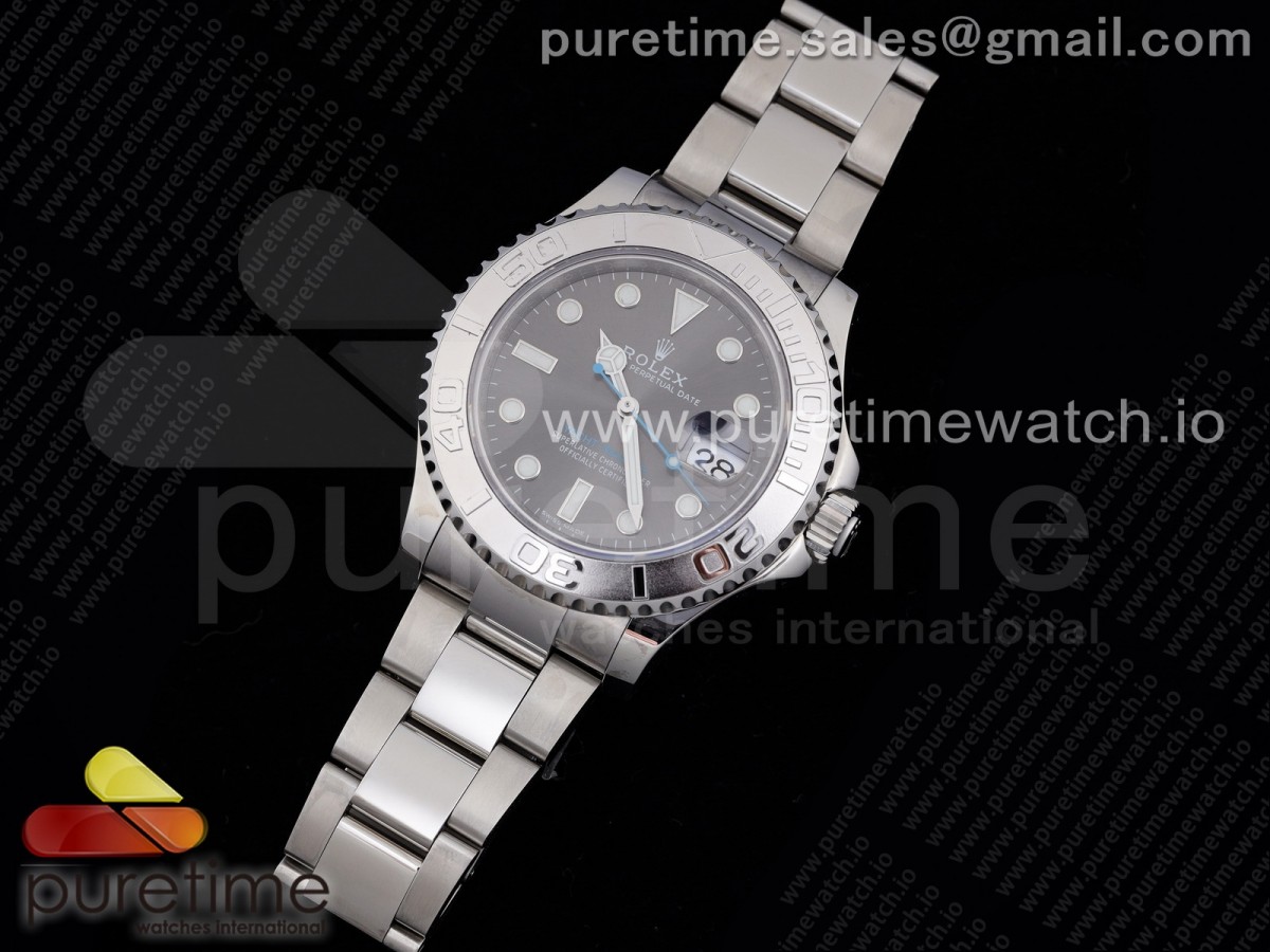 D1공장 롤렉스 요트마스터 그레이다이얼 브슬 / Yacht-Master 116622 D1F Gray Dial on SS Bracelet A2836