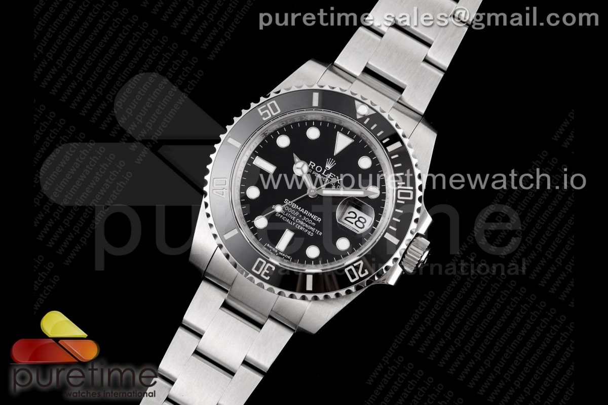눕공장 V11 롤렉스 서브마리너 블랙데이트 904L 3135 / Submariner 116610 LN Black Ceramic Noob 11 Best Edition 904L SS Case and Bracelet SA3135 V11