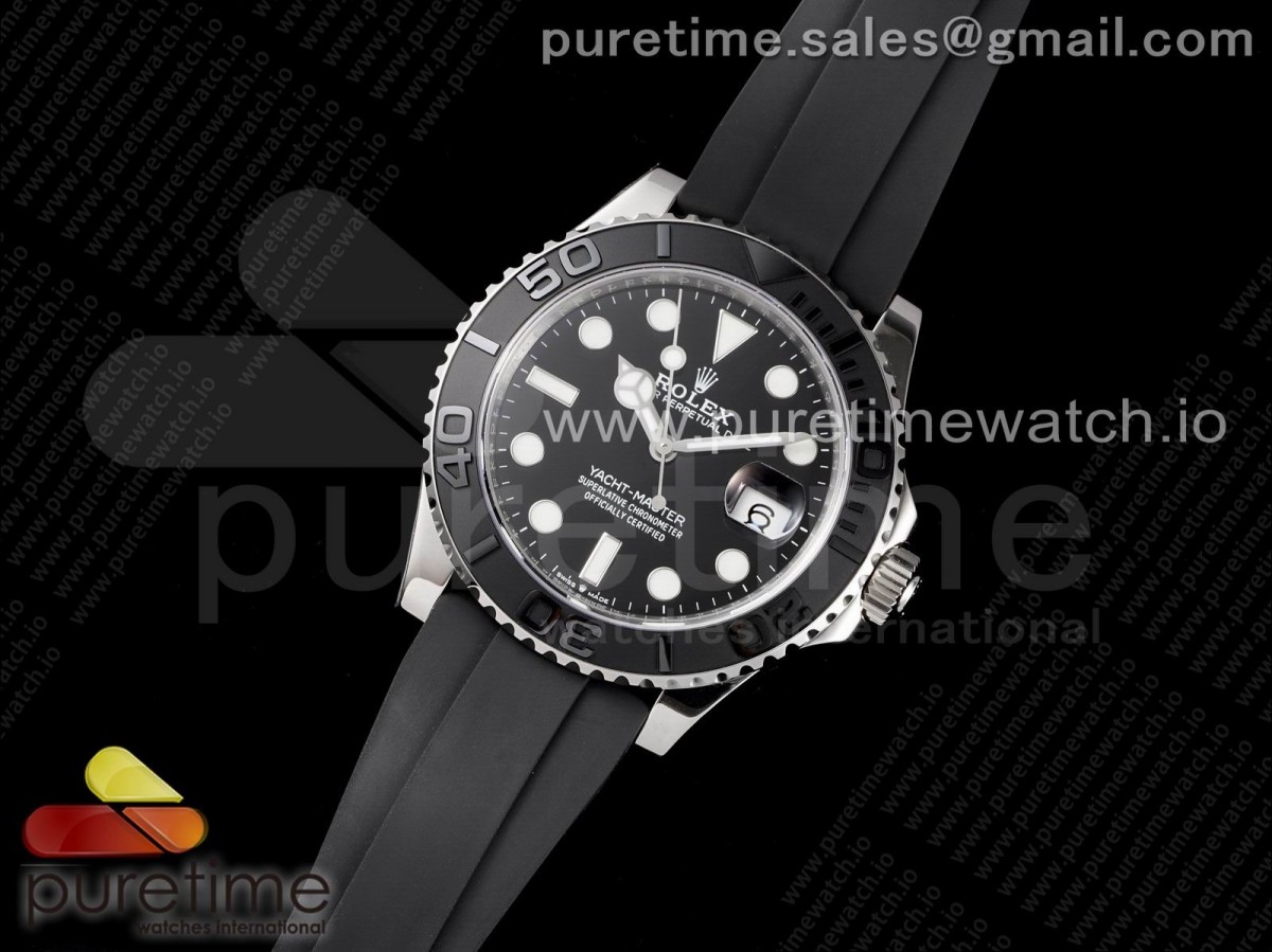 VS공장 롤렉스 요트마스터 42MM 3D블랙 세라믹베젤 러버 VS3235 / Yacht-Master 42mm 226659 VSF 11 Best Edition 3D Black Ceramic Bezel on Black Rubber Strap VS3235