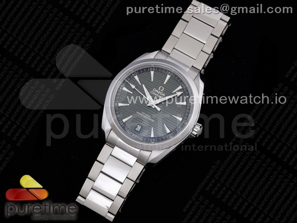 VS공장 오메가 아쿠아테라 그린 브슬 / Aqua Terra 150M Master Chronometers VSF 1:1 Best Edition Green Dial on SS Bracelet A8900 Super Clone