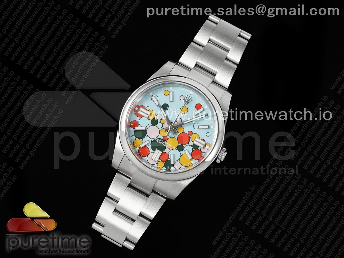 CLEANF공장 클린공장 롤렉스 오이스터 퍼페츄얼 41미리 셀러브레이션다이얼 스틸브레이 Oyster Perpetual 124300 41mm Clean 11 Best Edition 904L Steel Celebration Dial VR3230