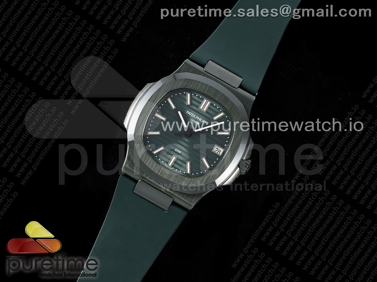 AMGF공장 파텍필립 AET노틸러스 5711 그린세라믹 그린다이얼 그린러버스트랩 AET Nautilus 5711 Green Ceramic AMGF Best Edition Green Dial on Green Rubber Strap MIYOTA 9015