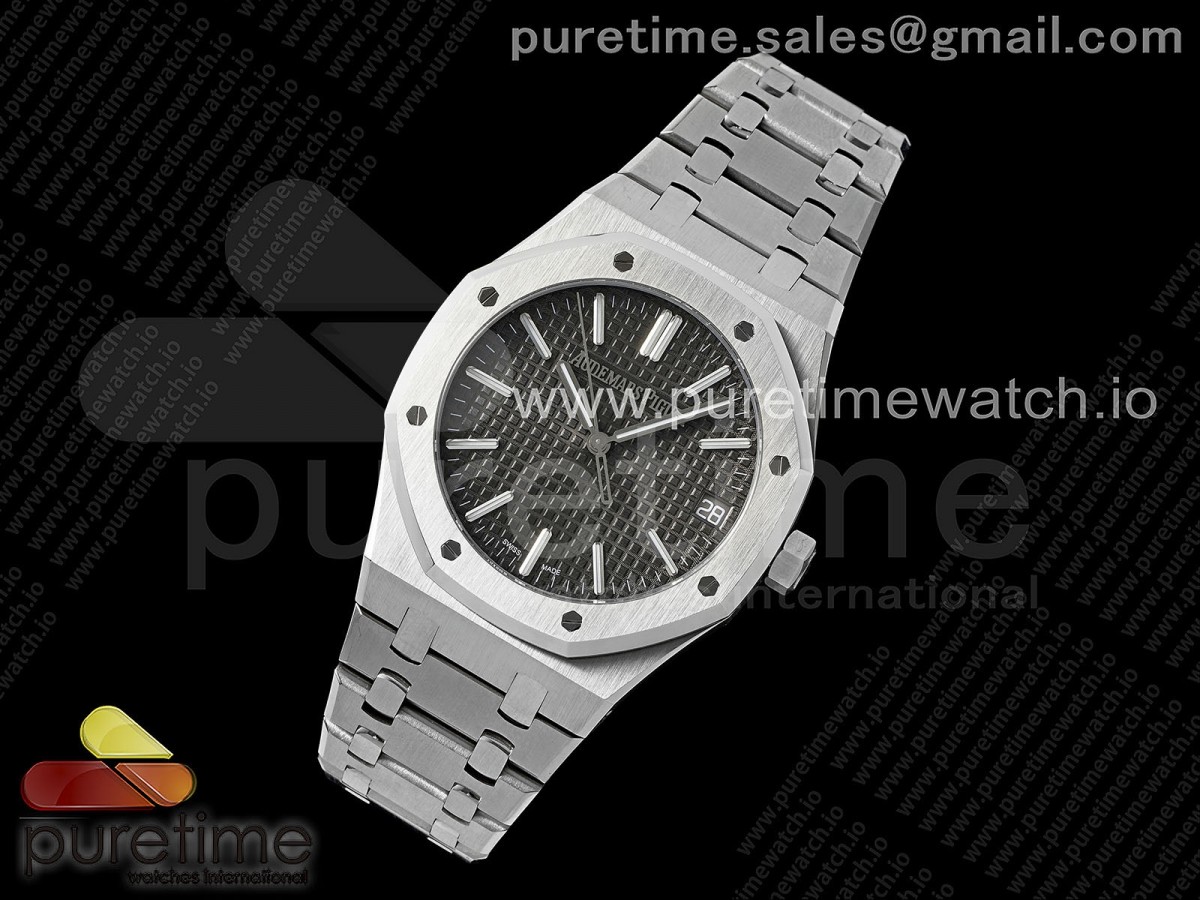 SF공장 오데마피게 로얄오크 15510 50주년기념 그레이다이얼 스틸브레이슬릿 Royal Oak 41mm 15510 50th Anniversary SS SF 11 Best Edition Gray Dial on SS Bracelet SA4302 Super Clone