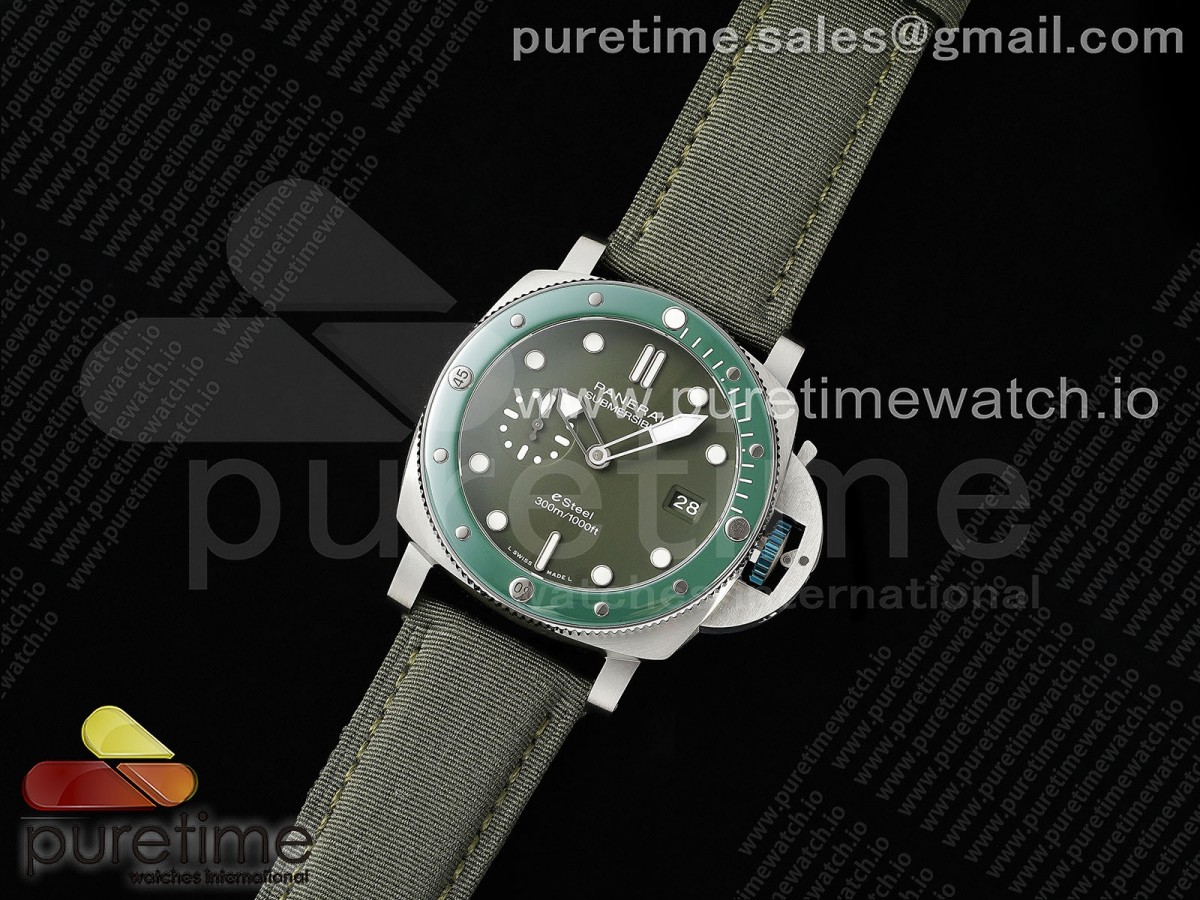 TTF공장 파네라이 섭머저블 44미리 PAM1287 그린다이얼 그린나일론스트랩 PAM1287 V TTF 11 Best Edition Green Dial on Green Nylon Strap A900