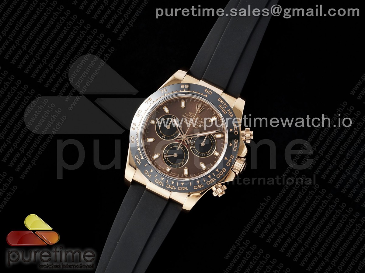 ZF공장 롤렉스 데이토나 116515 텅스텐 4130무브먼트 Daytona 116515 LN ZF 11 Best Edition ChocolateBlack Dial on Oysterflex Strap SH4130 (Gain Weight)