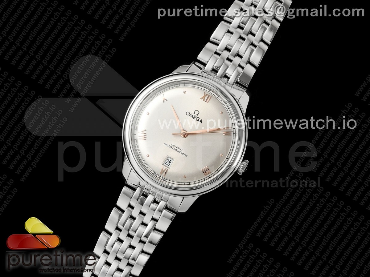 VS공장 오메가 드빌 프레스티지 De Ville Prestige SS VSF 11 Best Edition Gray Dial on SS Bracelet A8800