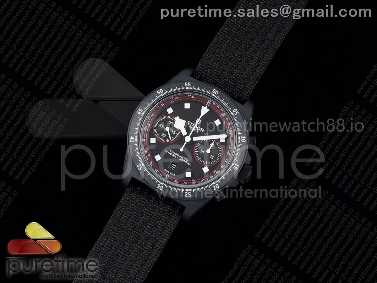 M+F공장 튜더 펠라고스 FXD 크로노 카본케이스 블랙다이얼 블랙나일론스트랩 Pelagos FXD Chrono m25827kn M+F 11 Best Edition on Black Nylon Strap A7750