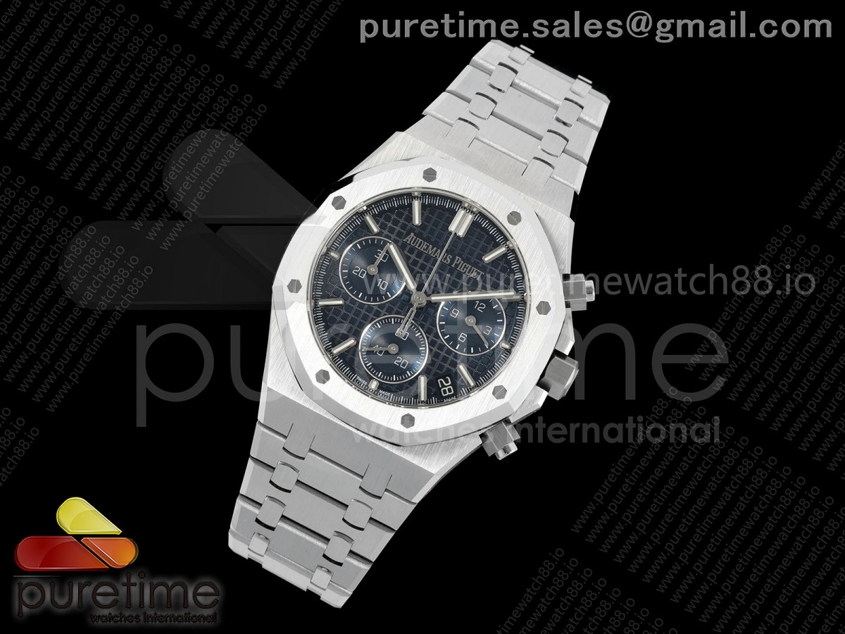 DD공장 오데마피게 26240 로얄오크 크로노 블루 스틸 Royal Oak Chrono 26240 SS DDF 11 Best Edition Blue Dial on SS Bracelet DD4401 Super Clone