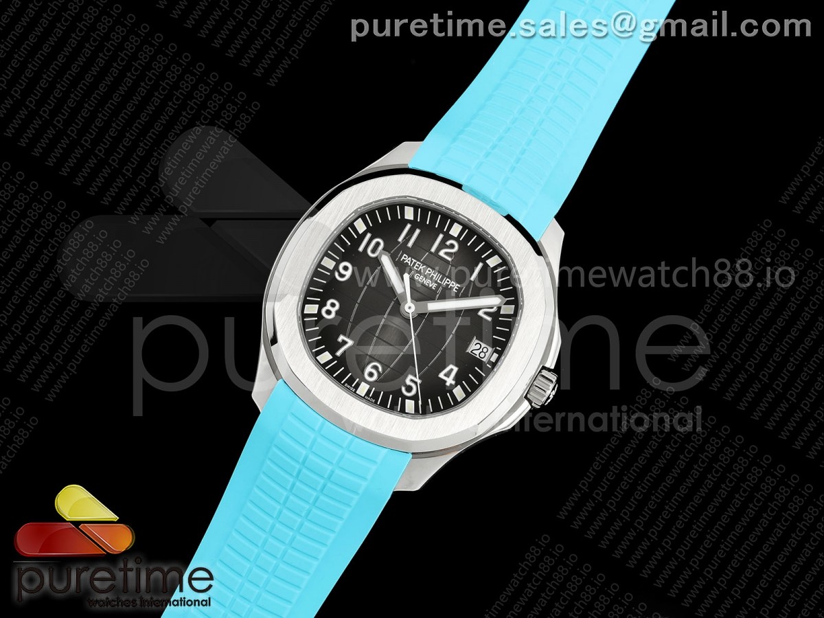 DD공장 아쿠아넛 5167 단동324 슈퍼클론 무브먼트 Aquanaut 5167 SS DDF 11 Best Edition Gray Dial on Blue Rubber Strap DD324 Super Clone