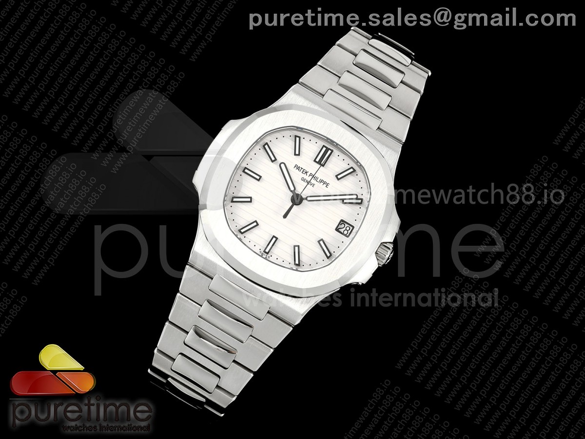 DD공장 파텍필립 노틸러스 5711 DD330 무브먼트 화이트  Nautilus 5711 DDF 11 Best Edition White Dial on SS Bracelet DD330 Super Clone