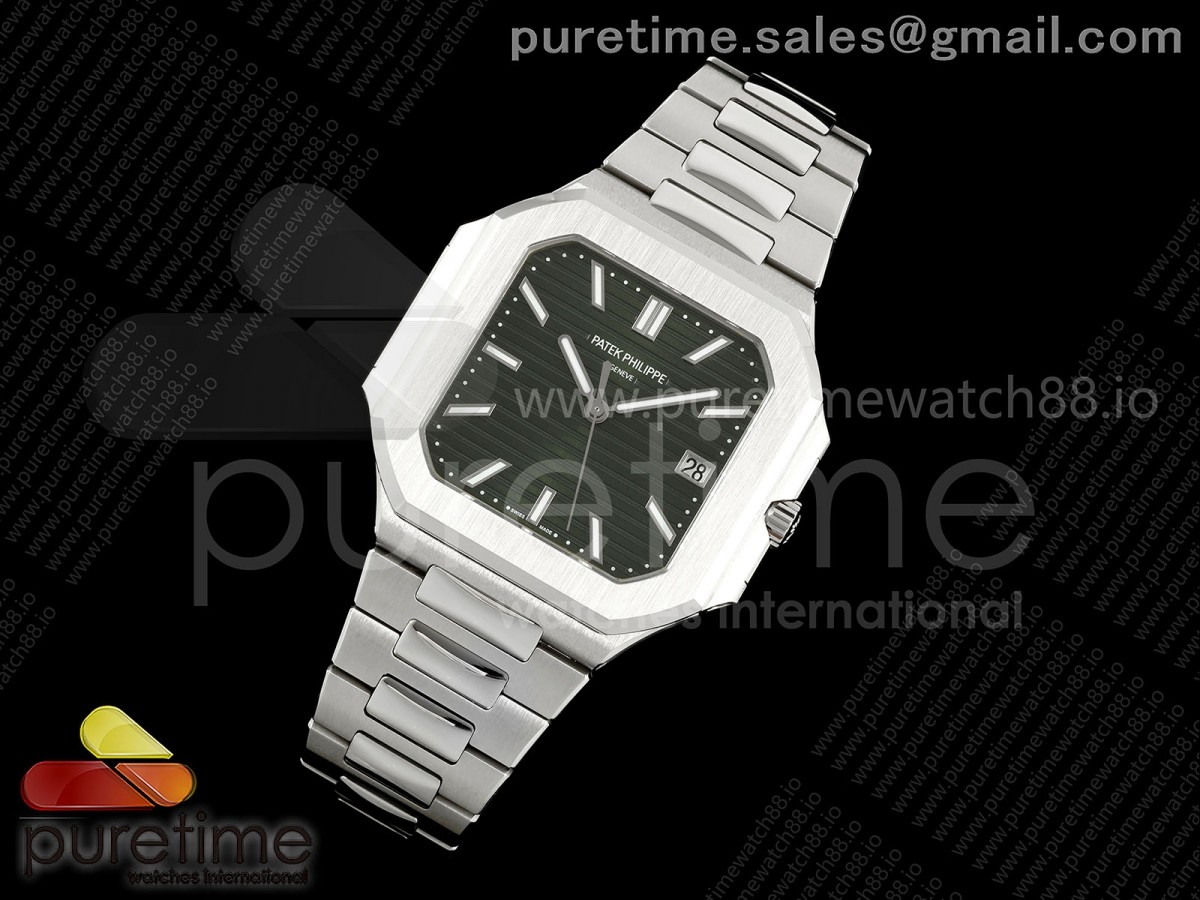 BBF공장 파텍필립 큐비투스 5821 그린다이얼 스틸브레이슬릿 Cubitus 5821 SS BBF Best Edition Green Dial on SS Bracelet DD330 Super Clone