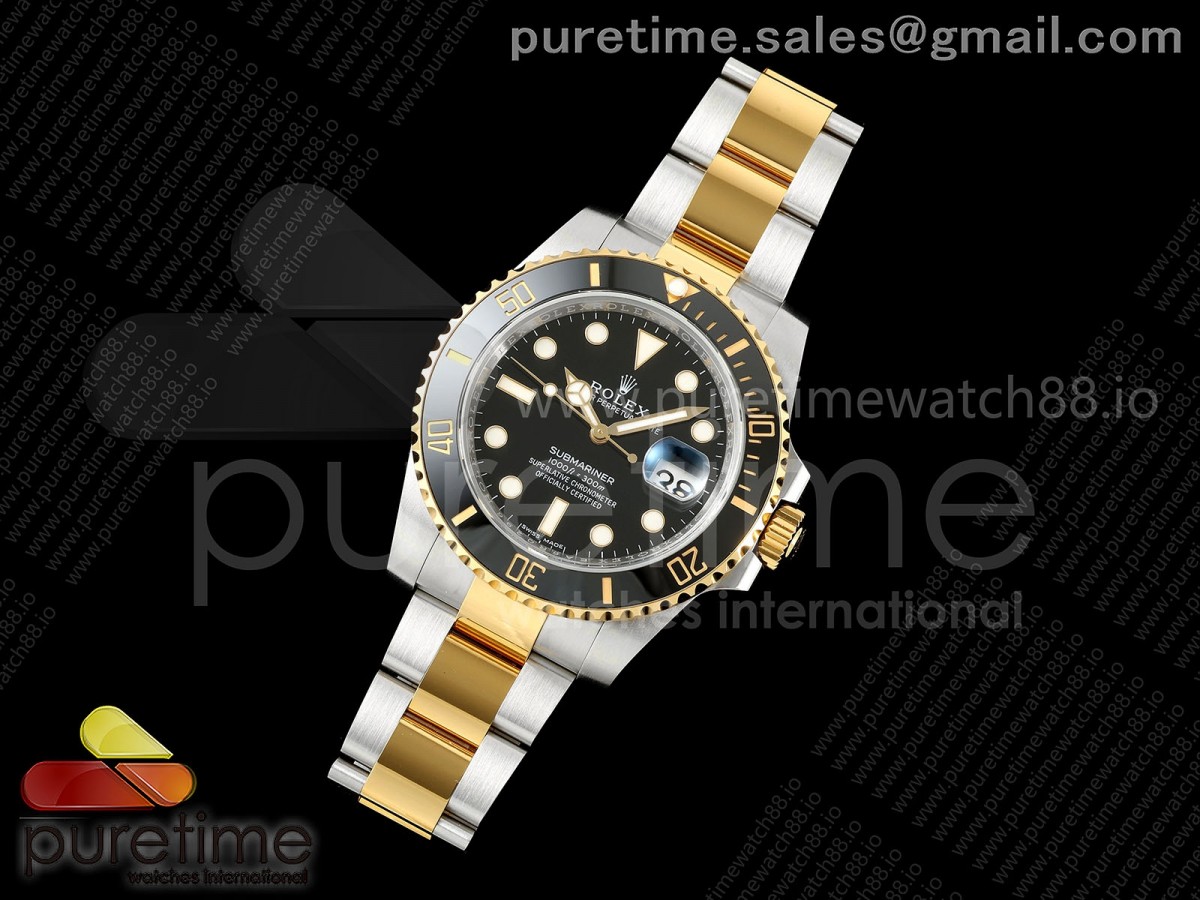 VSF공장 롤렉스 서브마리너 콤비 블랙다이얼 스틸브레이슬릿 흑콤 Submariner 116613 LN Black Ceramic EWEF 11 Best Edition on SSYG Bracelet SH3135