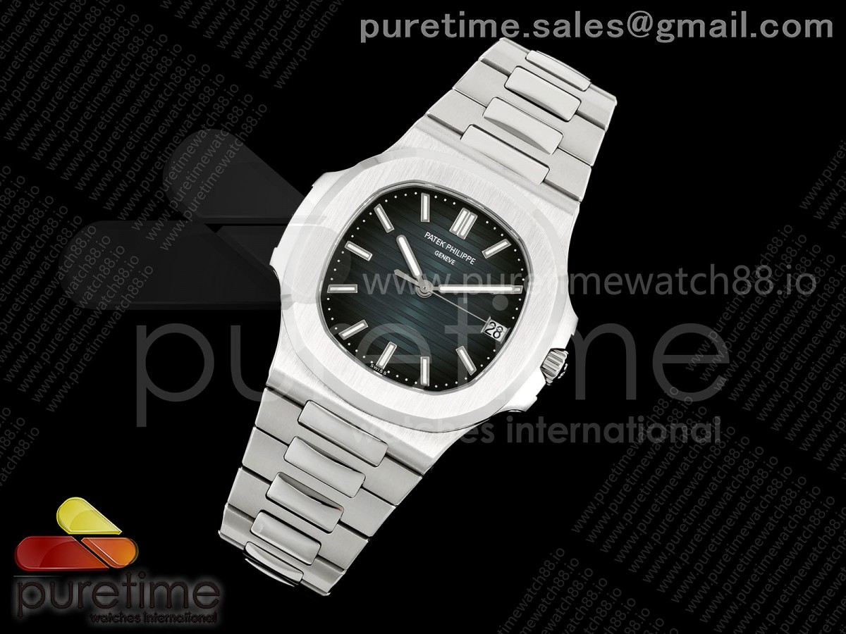 DDF공장 V2 파텍필립 노틸러스 5711 2006블루다이얼 스틸브레이슬릿 Nautilus 5711 DDF 11 Best Edition 2006 Blue Textured Dial on SS Bracelet DD324 Super Clone V2 (SW Dial)