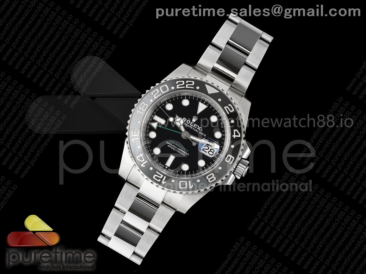 Clean Plus공장 롤렉스 지엠티마스터2 블랙그레이 오이스터 단동3285무브먼트 GMT-Master II 126720 GRNR 904L Steel Clean Plus 11 Best Edition on Oyster Bracelet DD3285