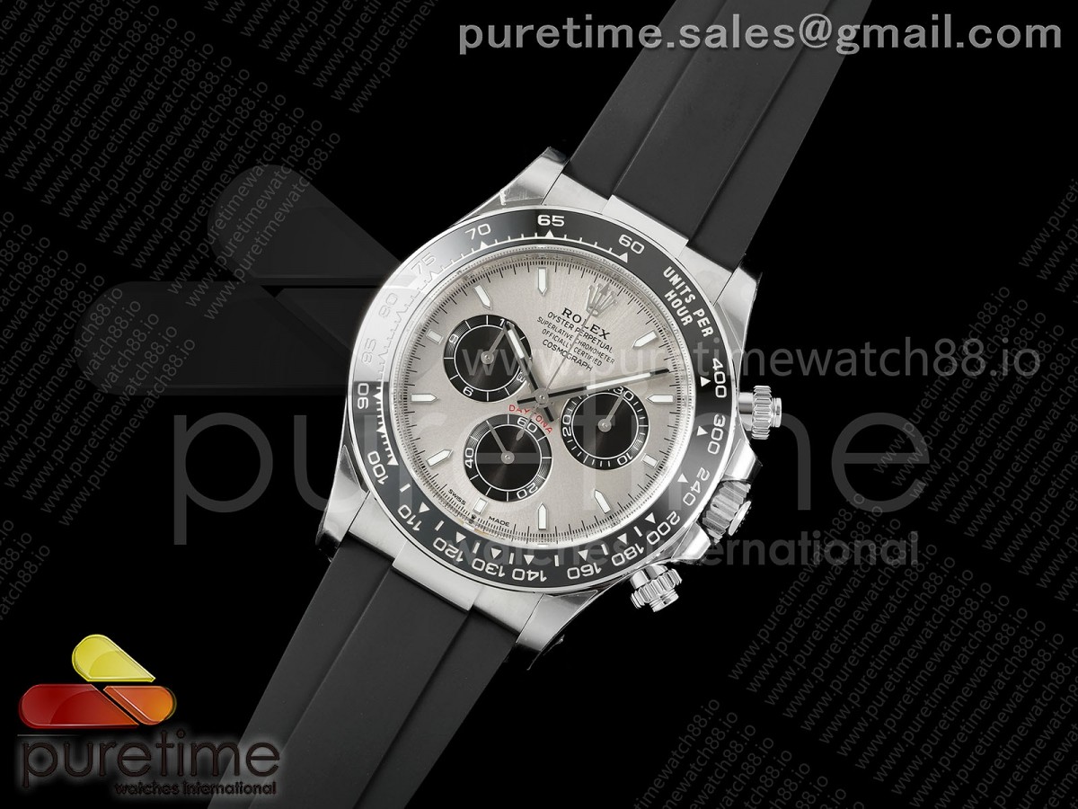 VF V공장 롤렉스 데이토나 그레이/블랙다이얼 블랙러버스트랩 Daytona 126519 VF 11 Best Edition GrayBlack Dial on Oysterflex Strap DD4131